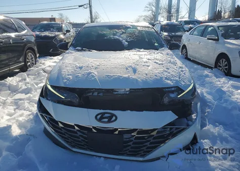 2021 Hyundai Elantra Sel from USA, damaged, VIN 5NPLN4AG8MH025643